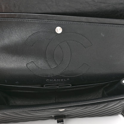 Chanel Aged Calfskin Chevron Quilted 2.55 Reissue 226 So Black 5 of 10