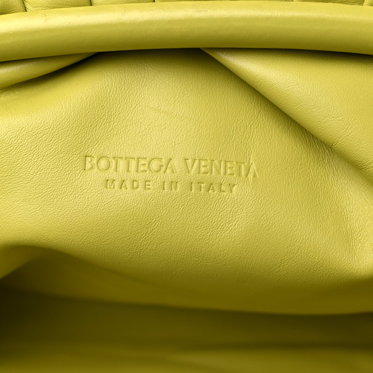 Smooth Butter Calf The Pouch Oversized Clutch Kiwi