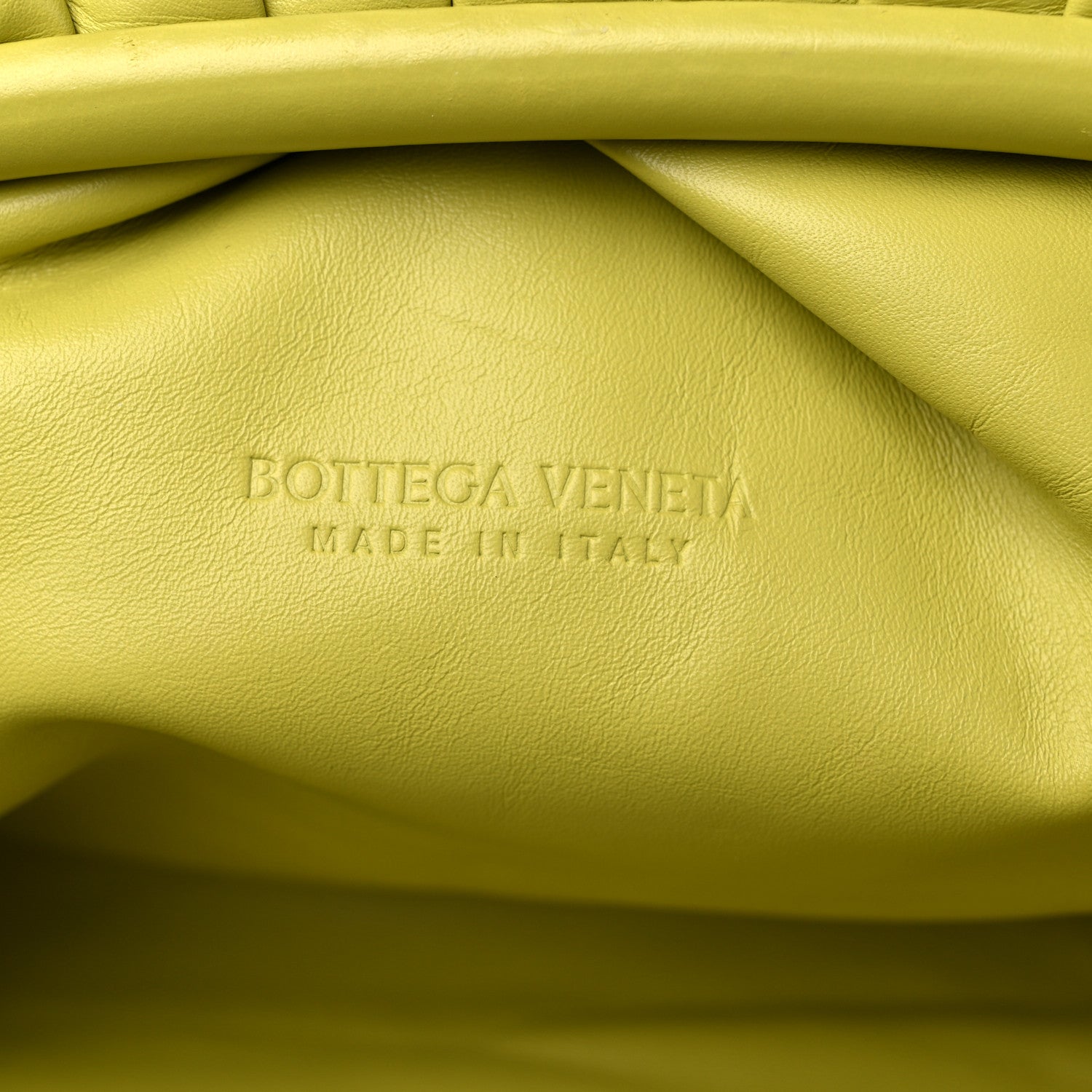 Bottega Veneta Smooth Butter Calf The Pouch Oversized Clutch Kiwi 6 of 12
