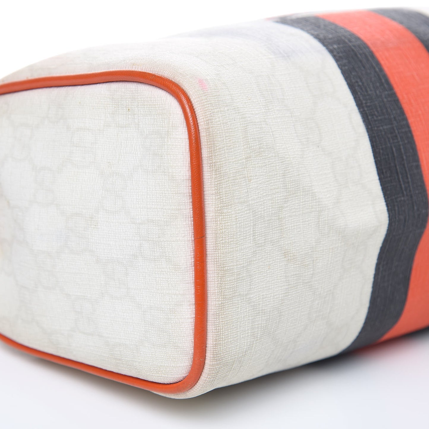 GG Plus Monogram Web Stripe Small Joy Boston Orange