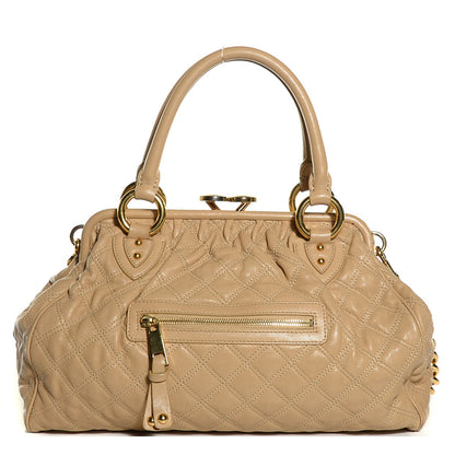 Marc Jacobs Calfskin Quilted Stam Camel 1 of 11