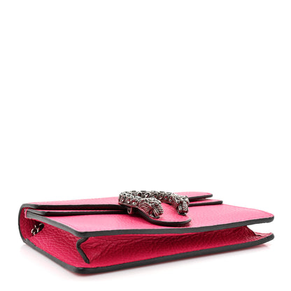 Gucci Dollar Calfskin Crystal Super Mini Dionysus Shoulder Bag Box Pink Black Diamond 4 of 10