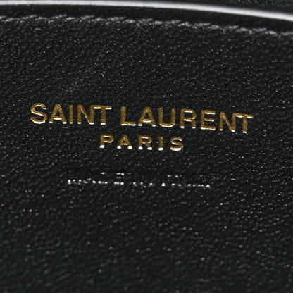 Saint Laurent Smooth Calfskin Le 5 A 7 Mini Hobo Black 6 of 14