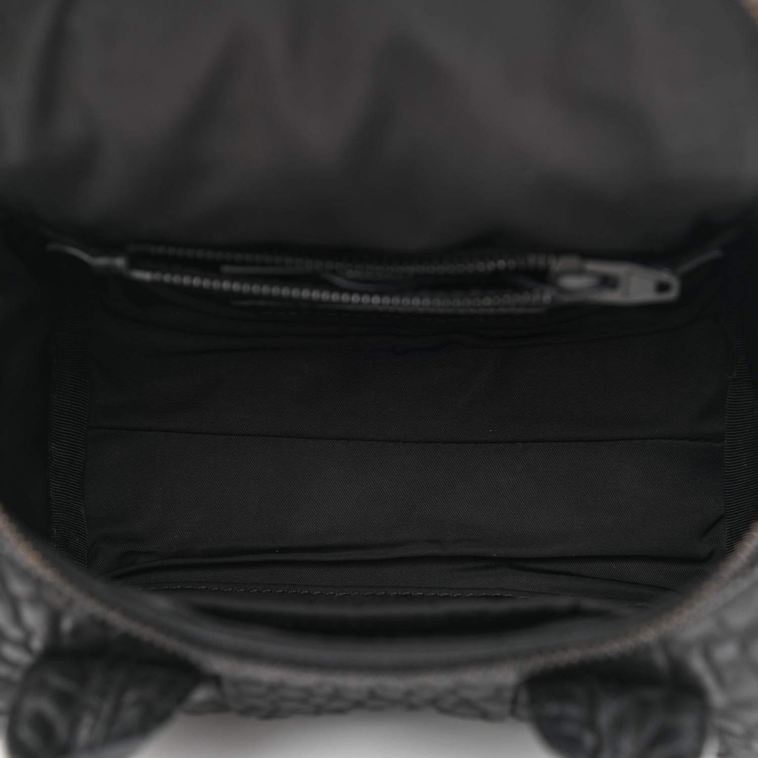Alexander Wang Pebbled Lambskin Mini Rockie Black Matte Black Hardware 5 of 9
