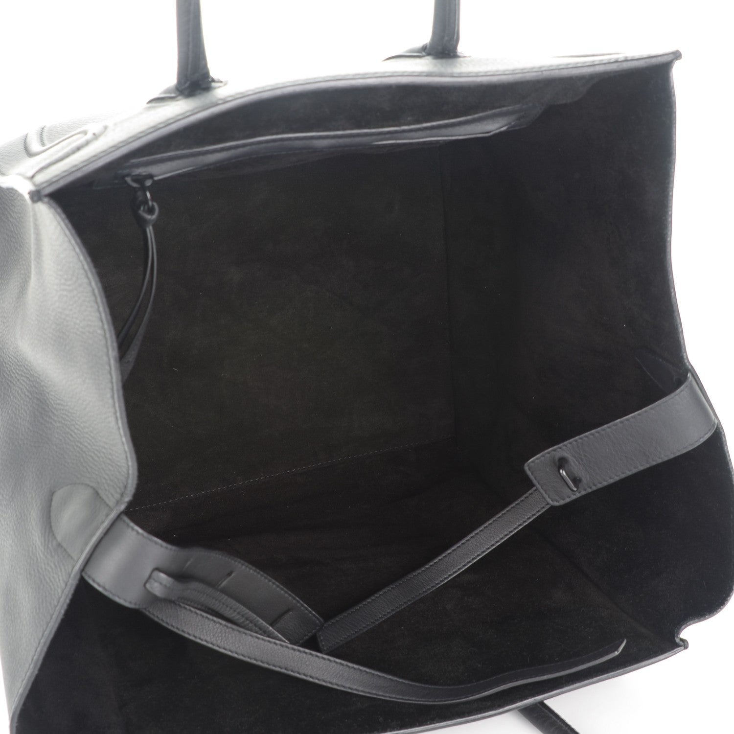 Celine Supple Calfskin Medium Phantom Luggage Black 5 of 12