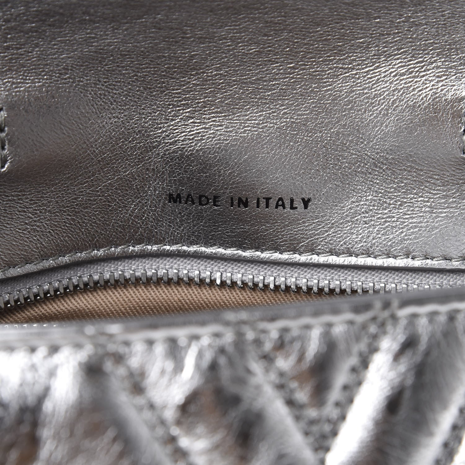 MCM Metallic Calfskin Small Patricia Belt Bag Berlin Silver 9 of 11