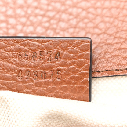 Gucci New Denim GG Monogram Dollar Calfskin Web Mini Horsebit 1955 Shoulder Bag Blue Tea Cuir Epilog 7 of 10