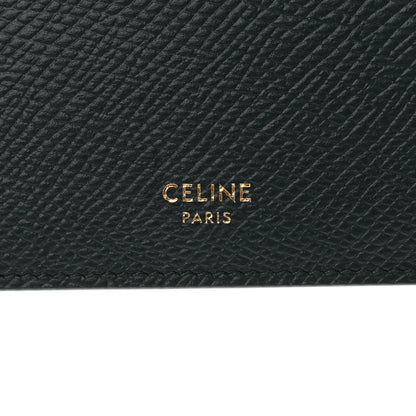 Celine Grained Calfskin Card Holder Amazone 6 of 10