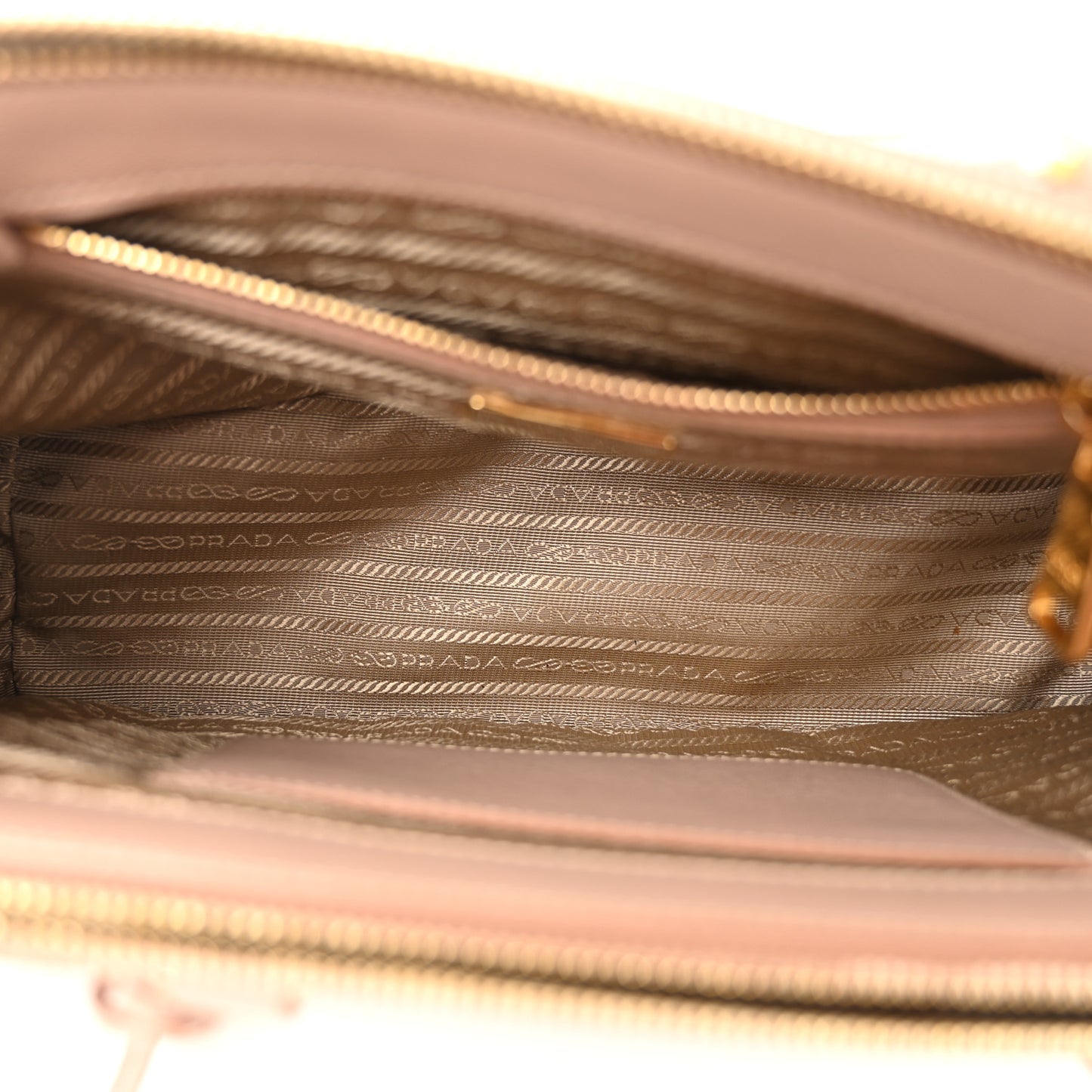 Saffiano Small Galleria Double Zip Tote Cammeo