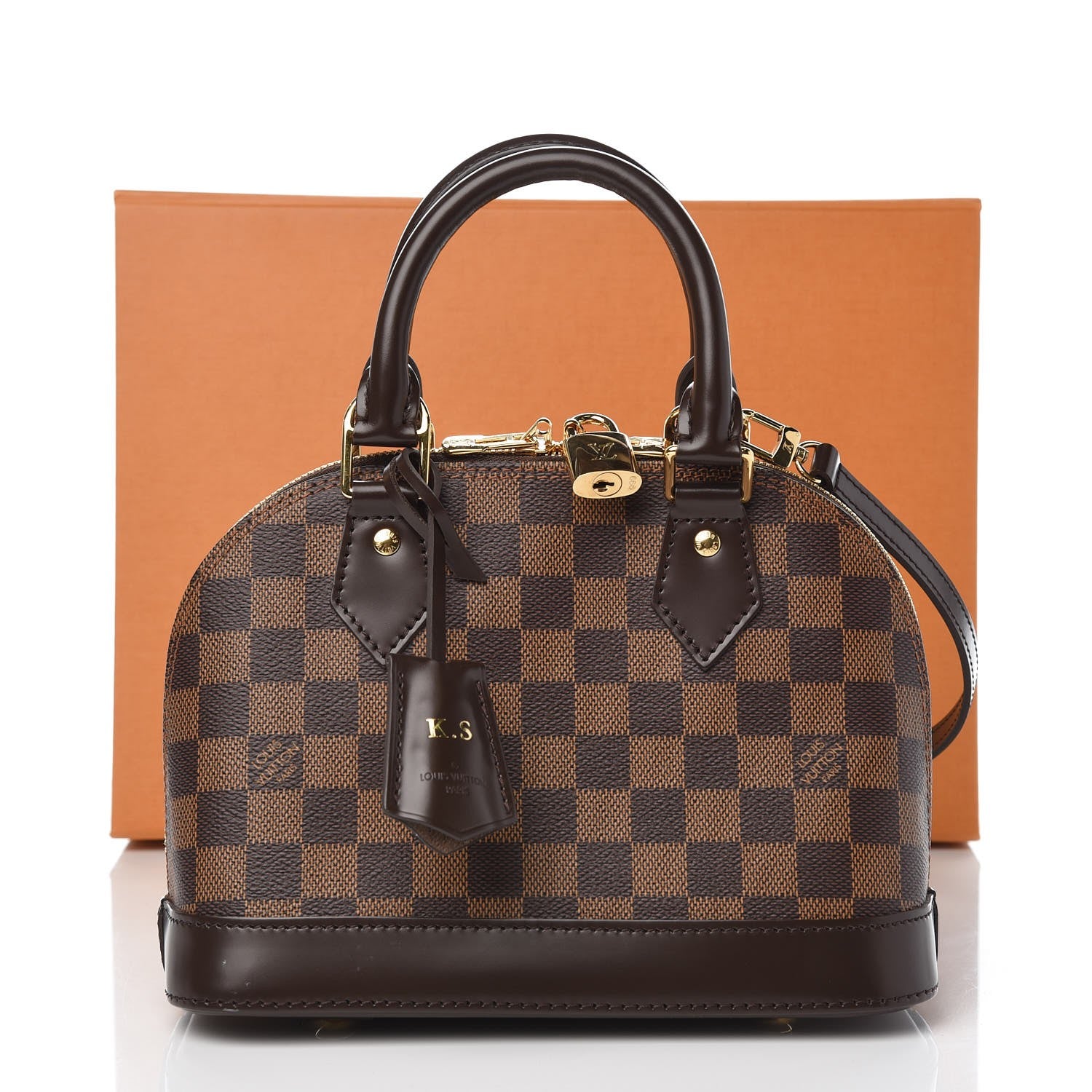 Louis Vuitton Damier Ebene Alma BB 6 of 6