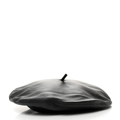 Christian Dior Lambskin D-Dream Beret 56 Black 3 of 8