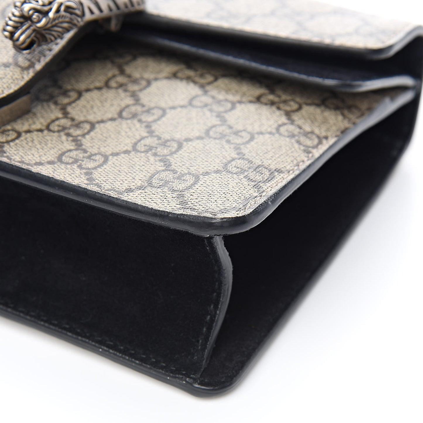 GG Supreme Monogram Mini Dionysus Shoulder Bag Black