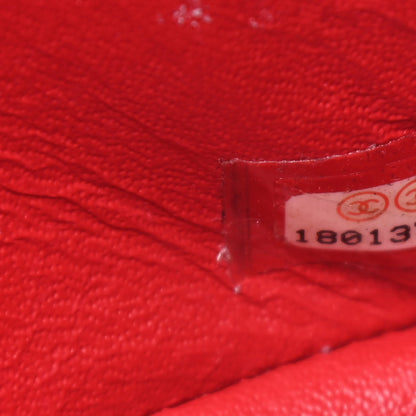 Chanel Lambskin Quilted Mini Rectangular Flap Red 8 of 8