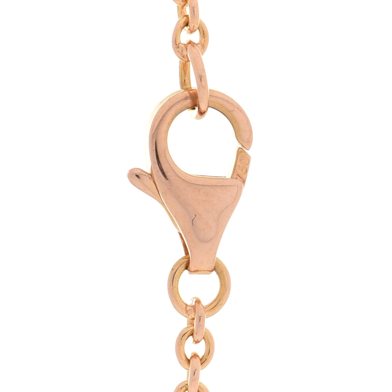 Cartier 18K Pink Gold Interlocking LOVE Necklace 5 of 7