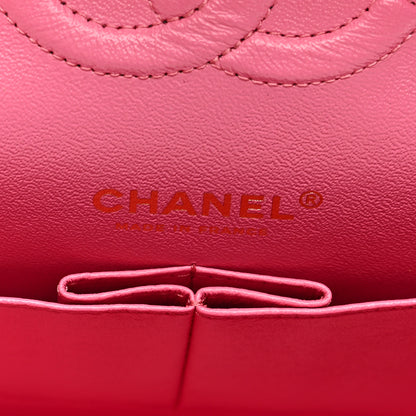 Chanel Caviar Quilted Medium Double Flap Pink 6 of 9