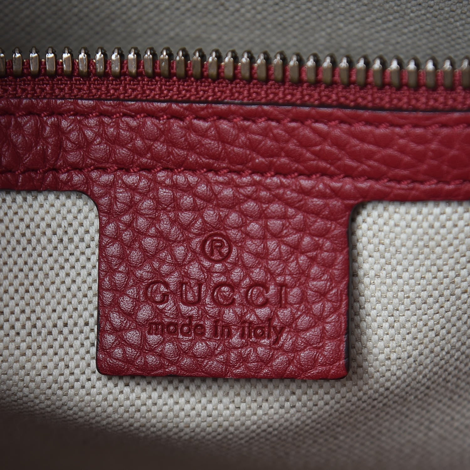 Gucci Calfskin Kingsnake Print Messenger Red 6 of 10