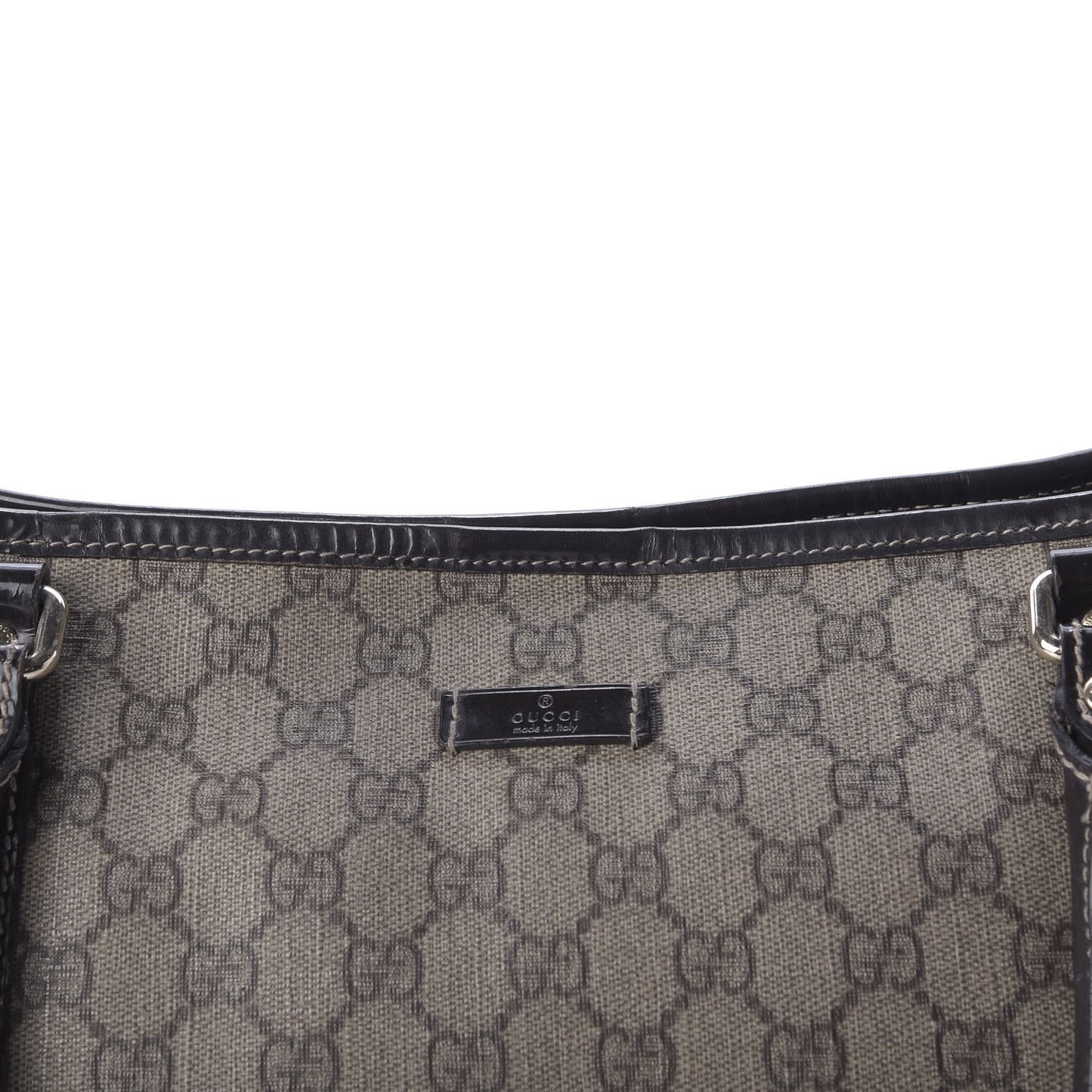 GG Plus Monogram Medium Joy Tote Dark Brown