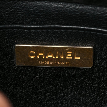 Chanel Velvet Quilted Crystal CC Mini Flap Black 6 of 8