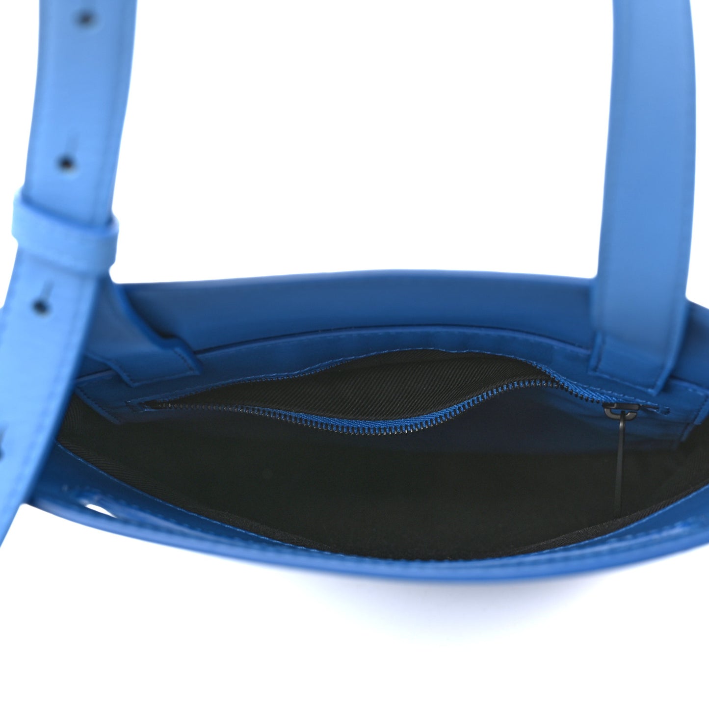 Nappa VN Crossbody Messenger Bag Blue