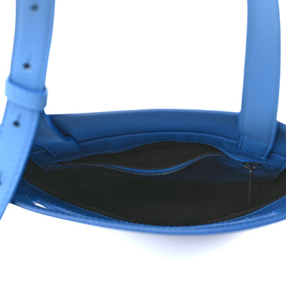 Bottega Veneta Nappa VN Crossbody Messenger Bag Blue 5 of 10