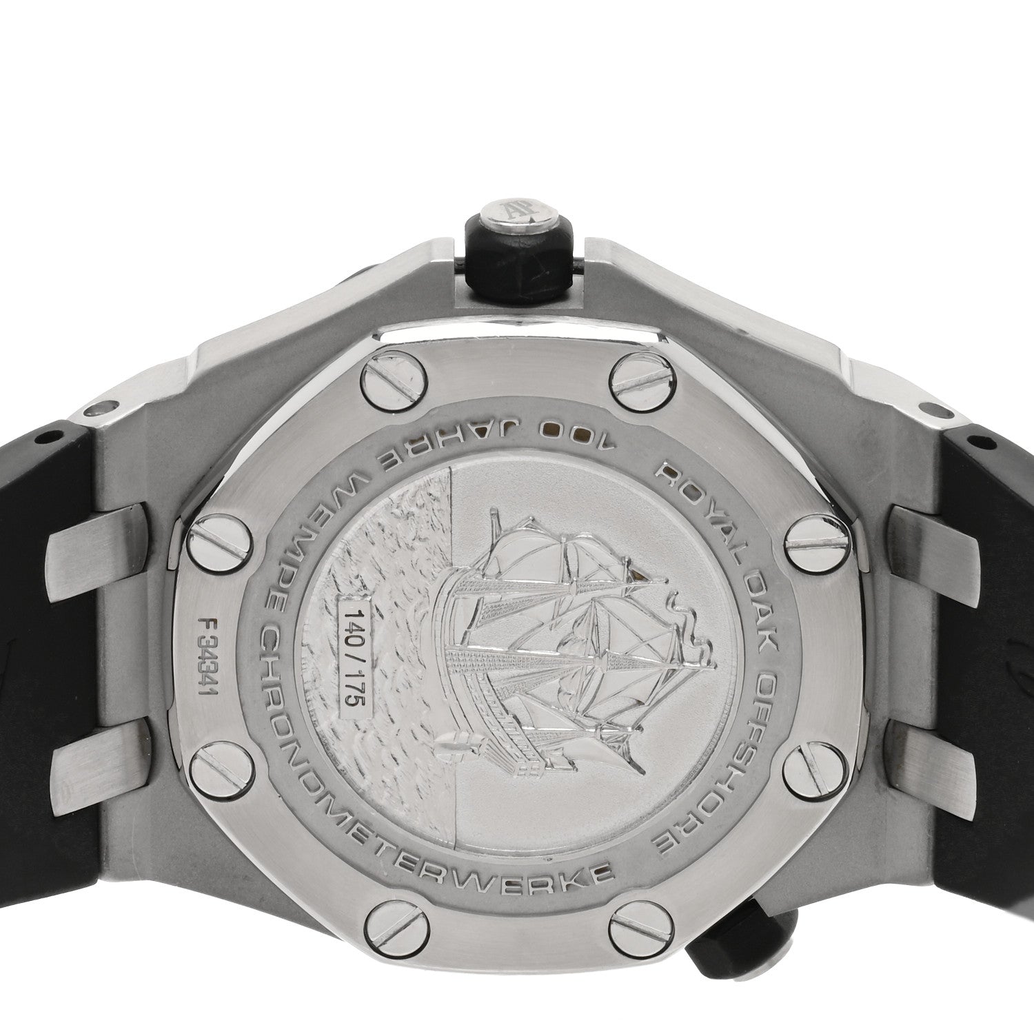 Audemars Piguet Stainless Steel Rubber 42mm Royal Oak Offshore Diver Automatic Watch Black 15340ST.OO.D002CA.01 4 of 4