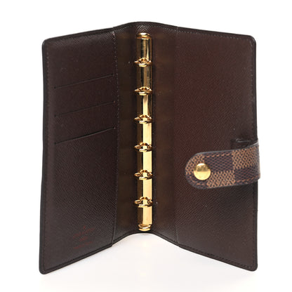 Louis Vuitton Damier Ebene Small Ring Agenda Cover 5 of 8