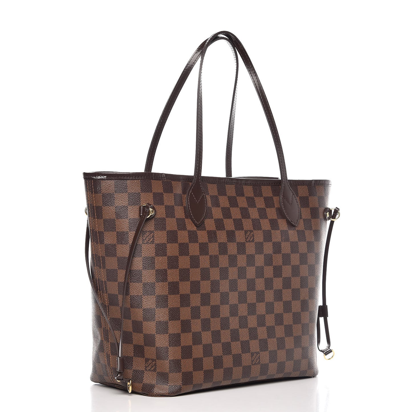 Damier Ebene Neo Neverfull MM Rose Ballerine