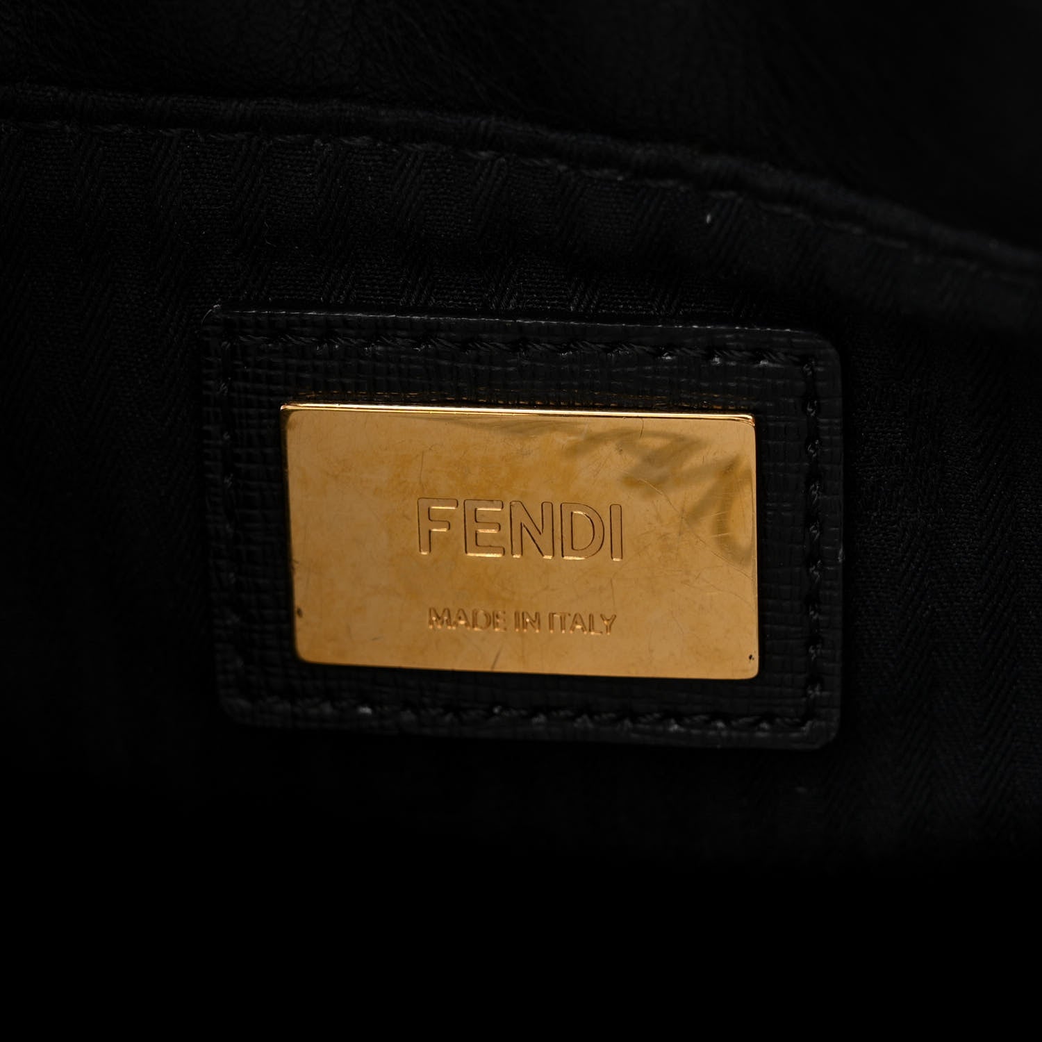 Fendi Vitello Elite Regular 2Jours Tote Black 7 of 17
