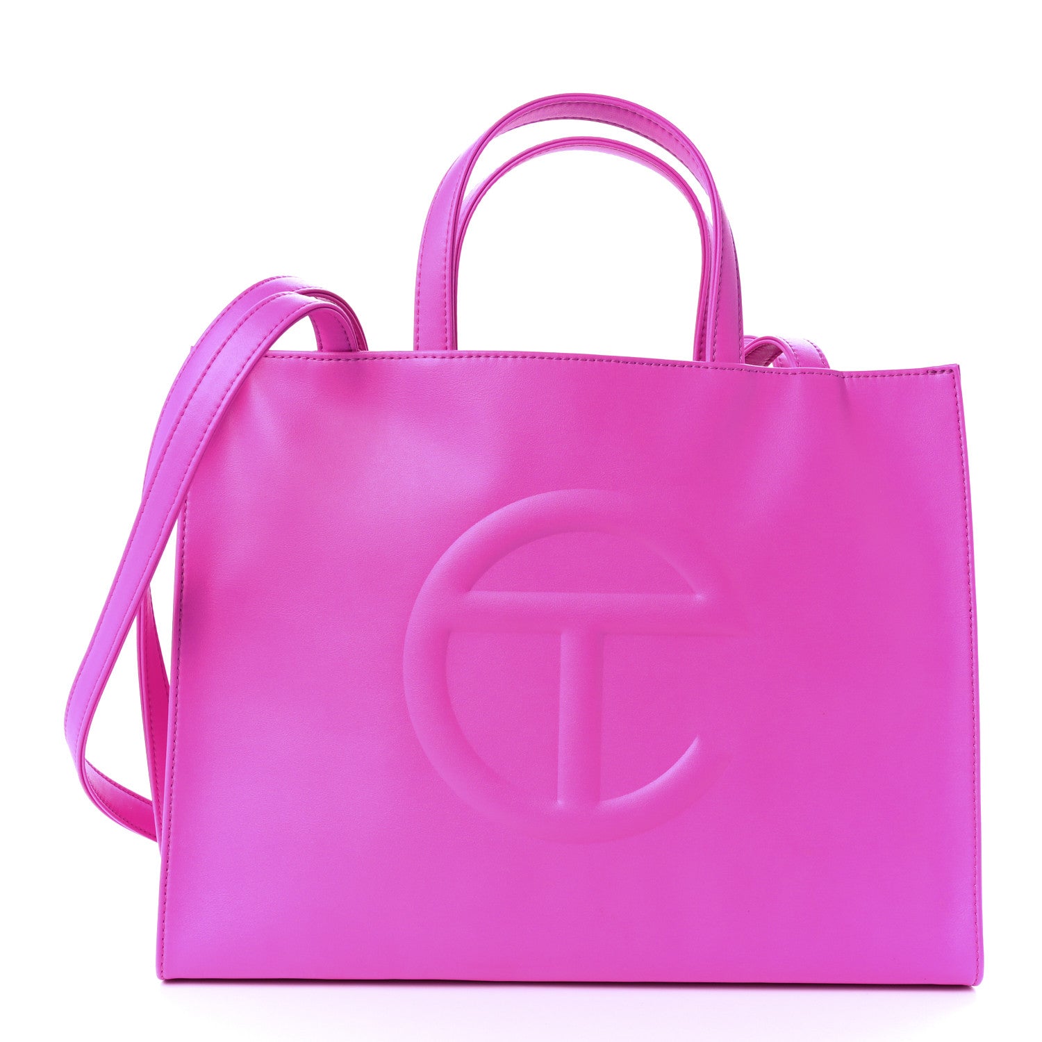 Telfar Vegan Leather Medium Shopping Bag Azalea 1 of 10