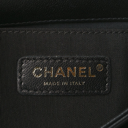 Chanel Lambskin Quilted Small Camellia Flower Flap Black 7 of 10