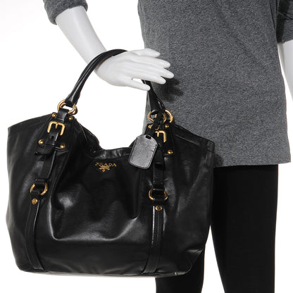 Prada Soft Calf Tote Nero Black 2 of 10