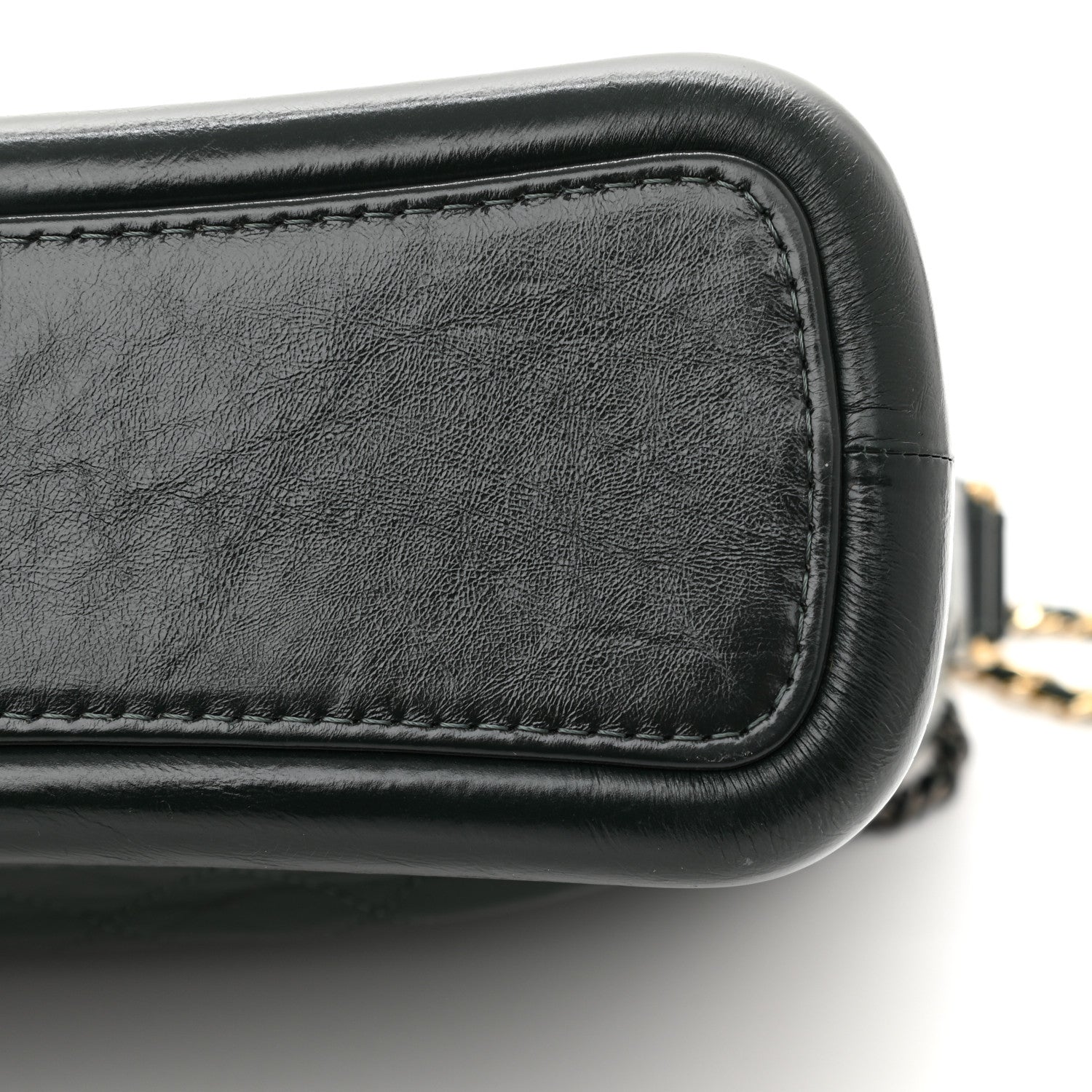 Chanel Aged Calfskin Quilted Medium Gabrielle Hobo Dark Green 13 of 14