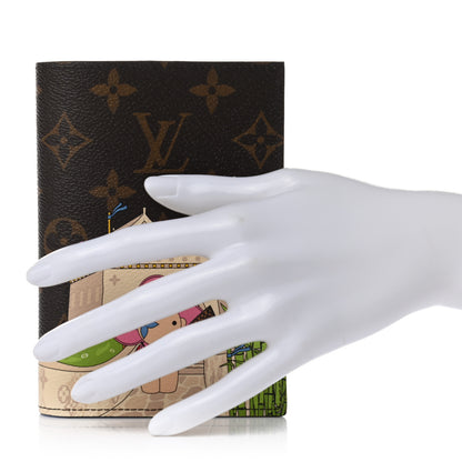 Louis Vuitton Monogram 2021 Christmas Animation China Passport Cover Myosotis Blue 2 of 6