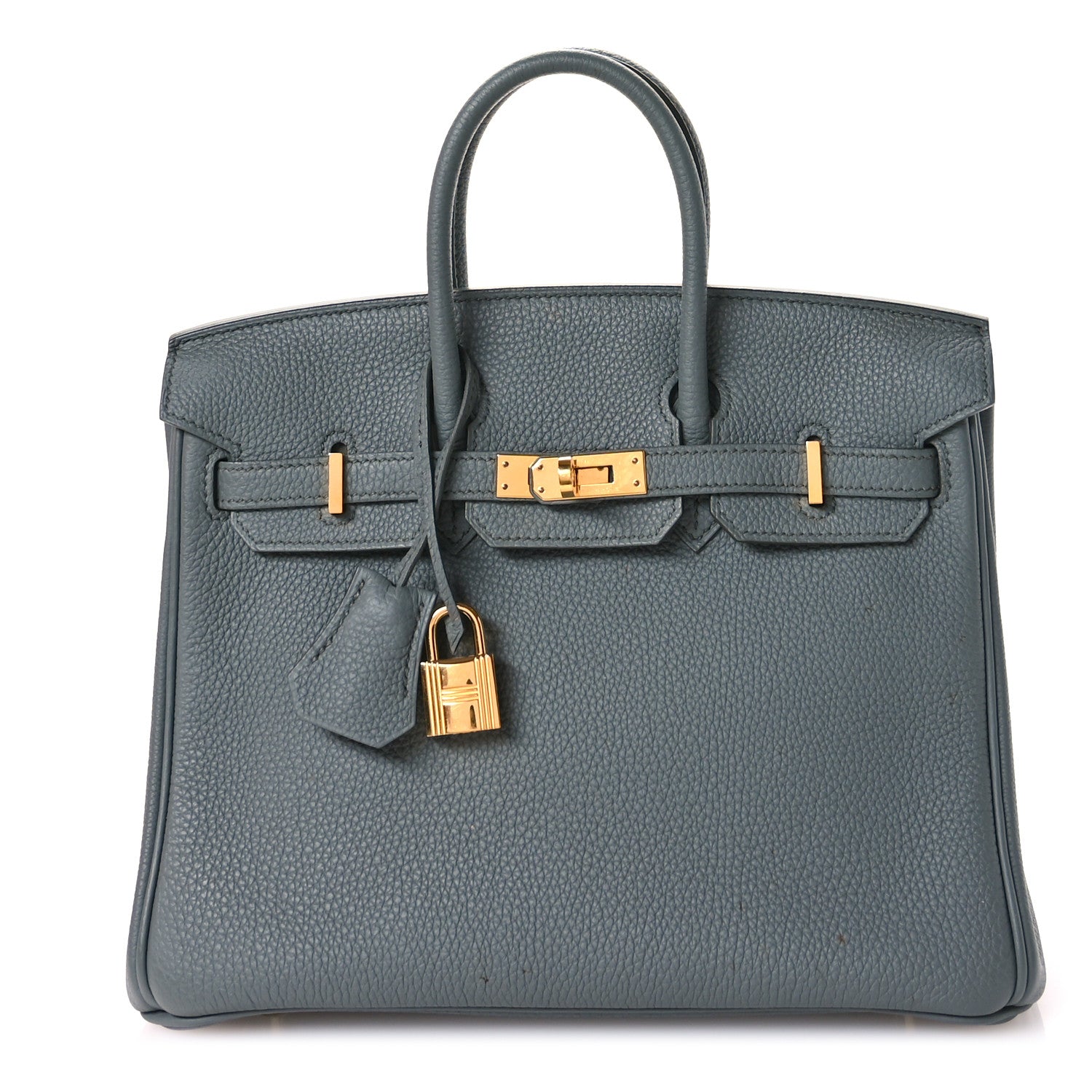 Hermes Togo Birkin 25 Vert Amande 1 of 12