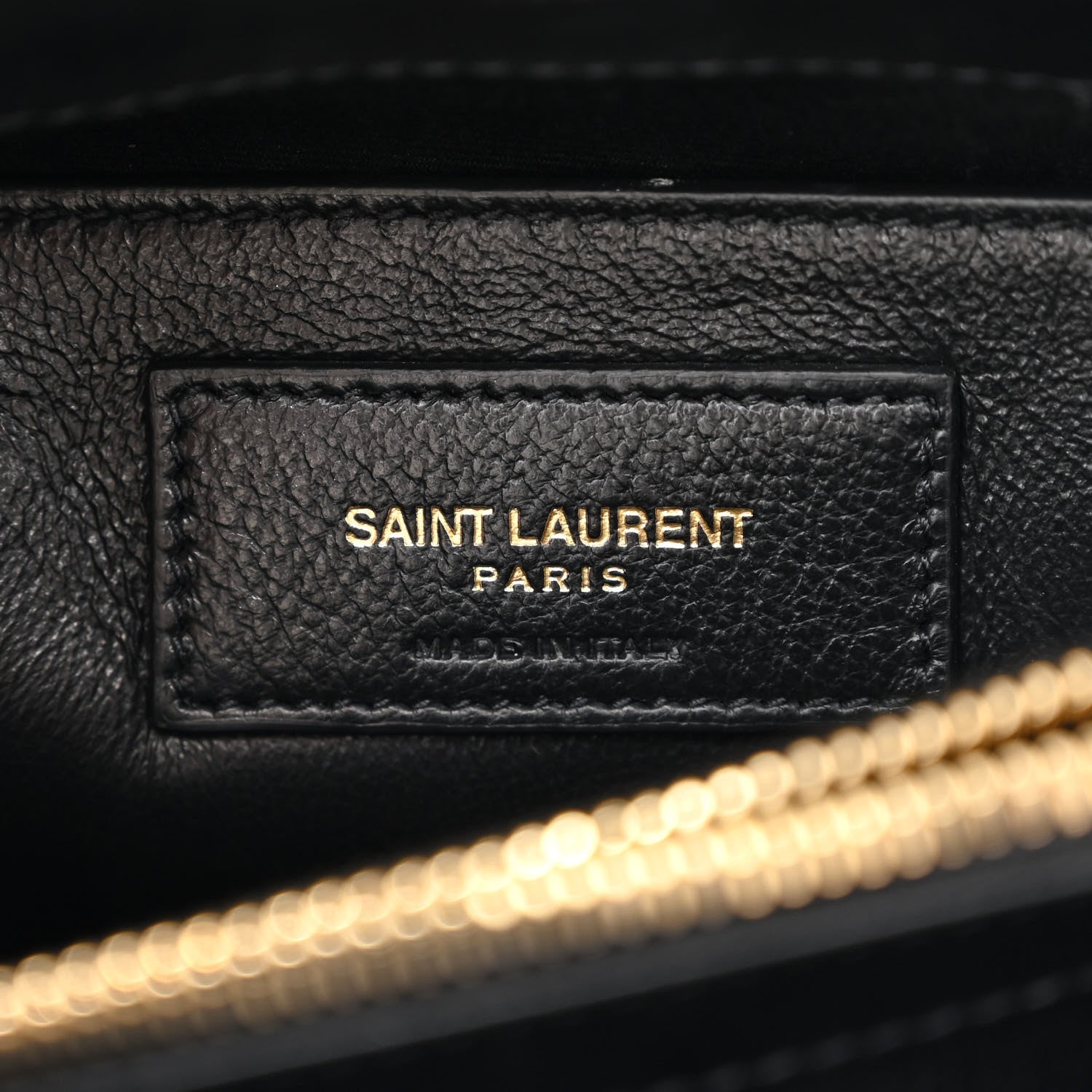 Saint Laurent Calfskin Y Quilted Monogram Small Loulou Chain Satchel Black 6 of 11