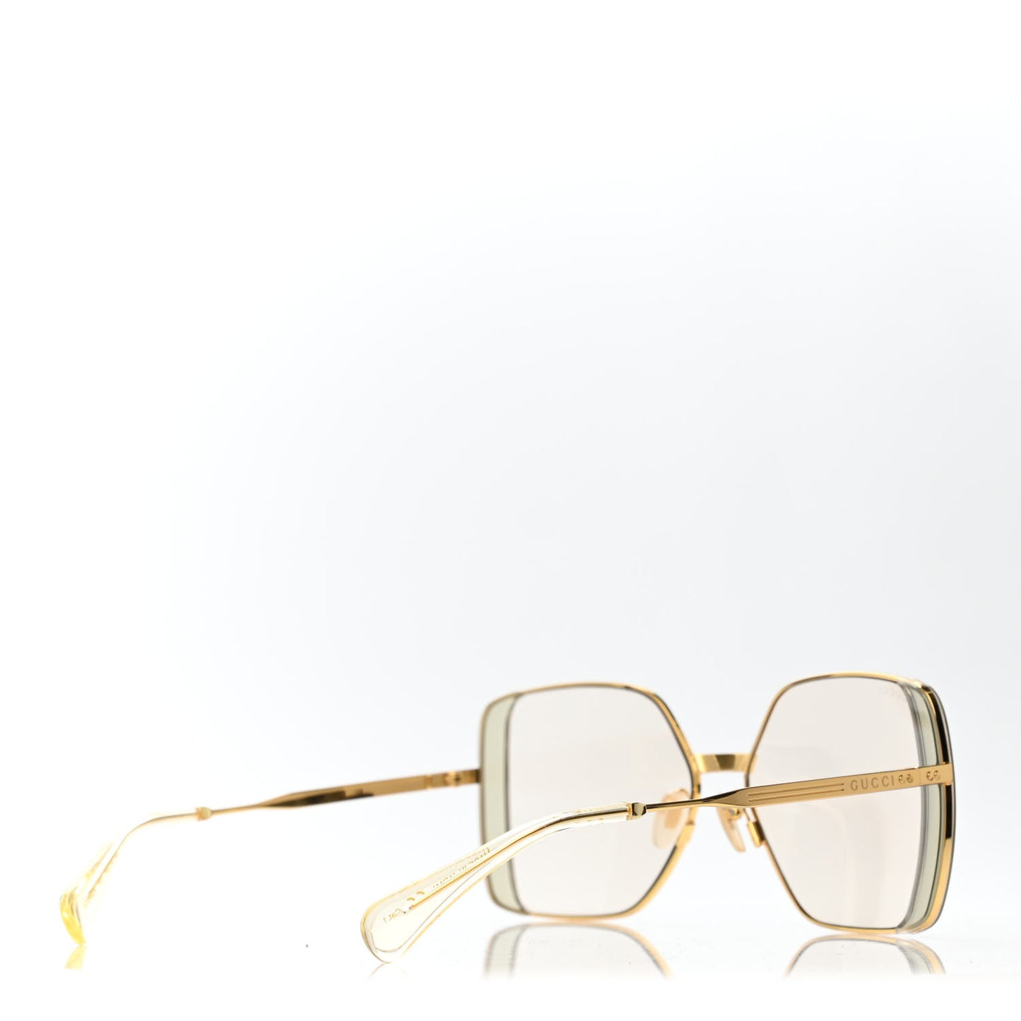 Square Frame GG0992S Sunglasses Gold