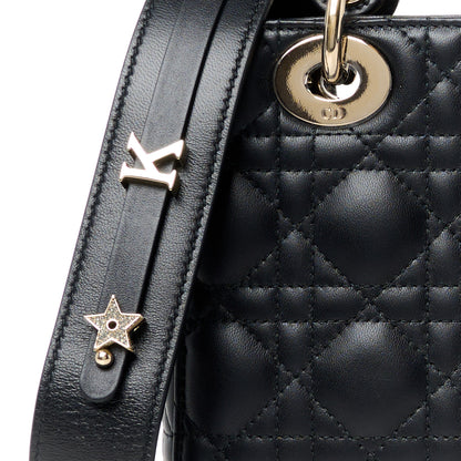 Christian Dior Lambskin Cannage Small My ABCDior Lady Dior Black 8 of 10