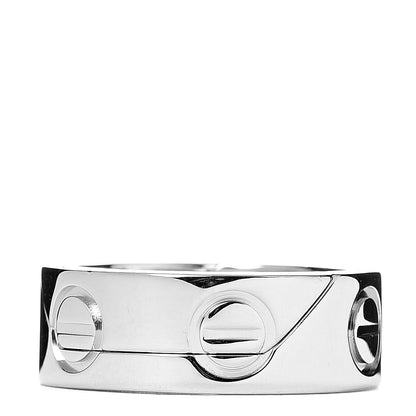 Cartier 18K White Gold 7mm Astro LOVE Ring 49 4.75 3 of 4