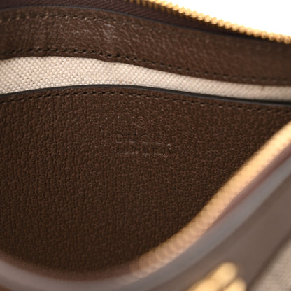 Gucci GG Supreme Monogram Textured Dollar Calfskin Web Small Ophidia GG Handbag Beige Ebony New Acero 6 of 13