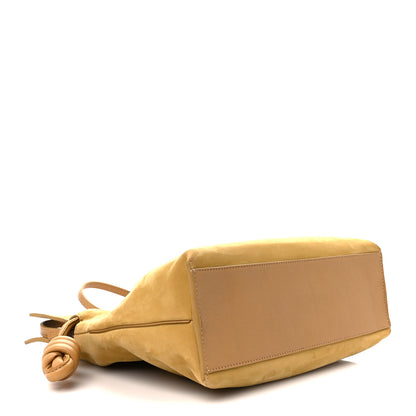 Loewe Nubuck Mini Flamenco Knot Clutch Desert 4 of 10