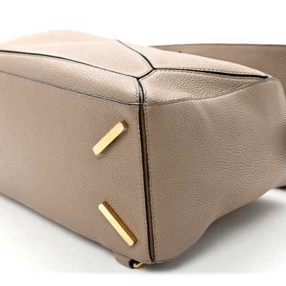 Loewe Grained Calfskin Medium Puzzle Bag Sand Mink 10 of 10
