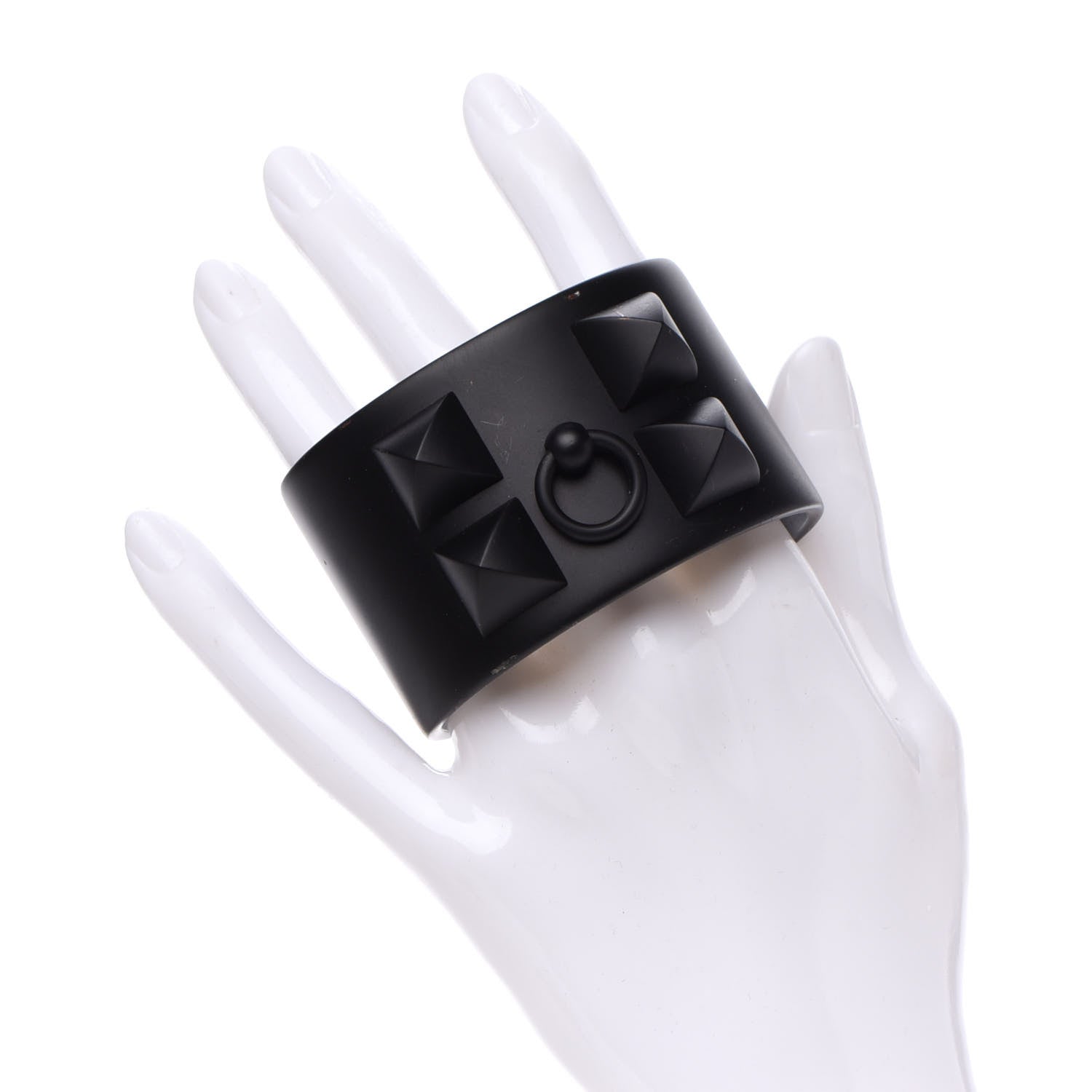 Hermes Aluminium Sunset Collier De Chien CDC Bracelet T2 Noir Intense 2 of 7