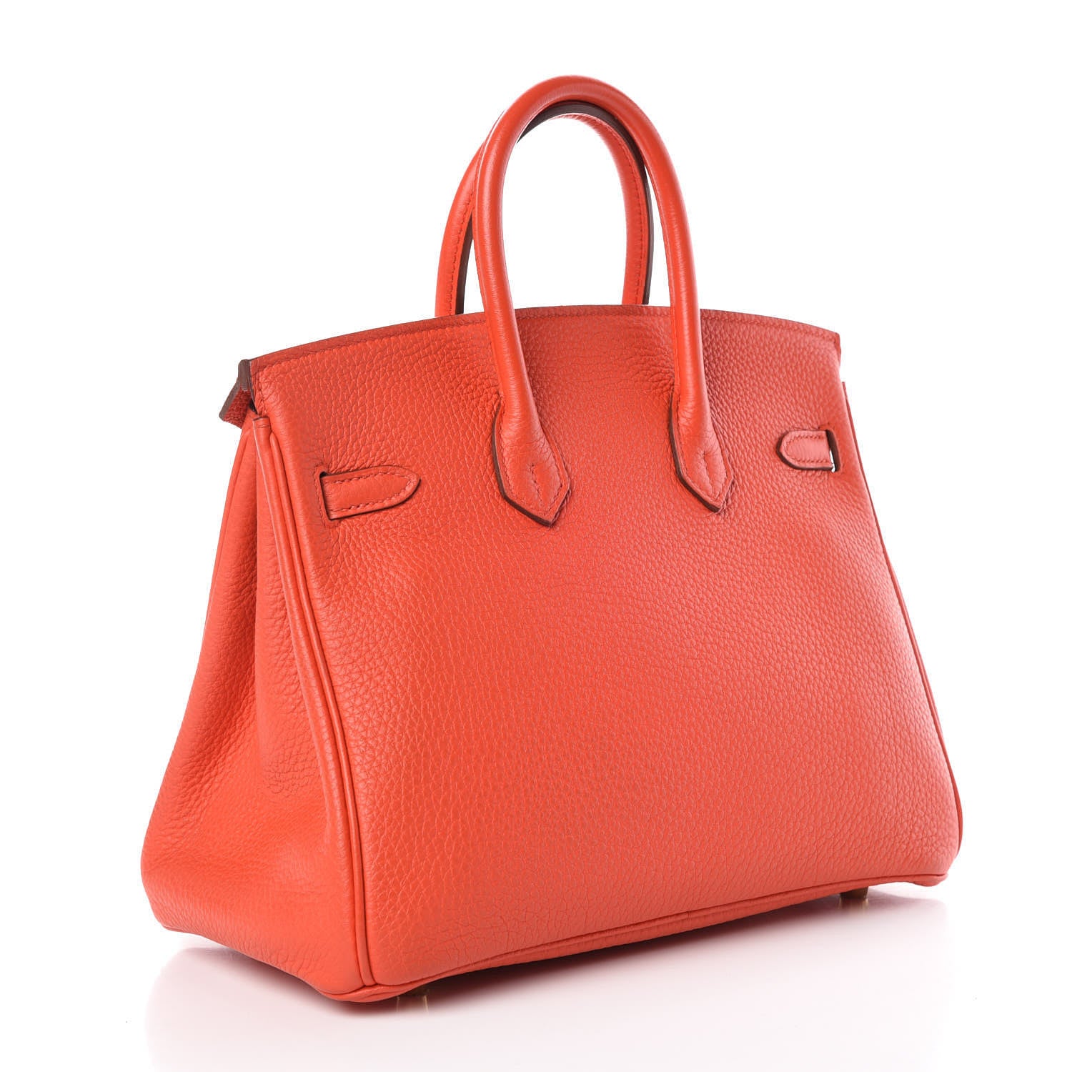 Hermes Togo Birkin 25 Rouge Tomate 3 of 37