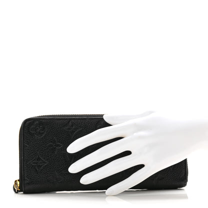 Louis Vuitton Empreinte Clemence Wallet Black 2 of 8