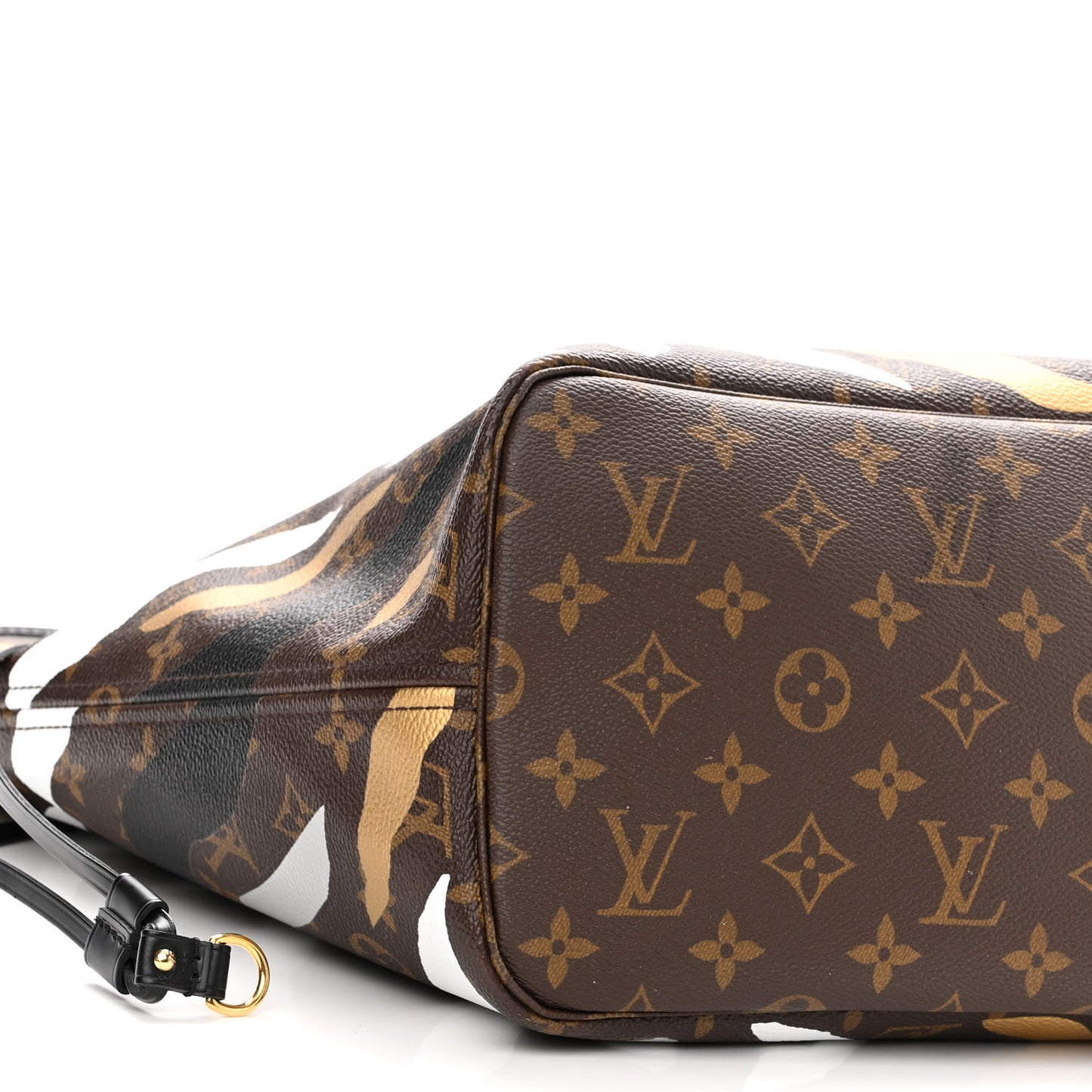 X LOL Monogram Neverfull MM Gold Silver