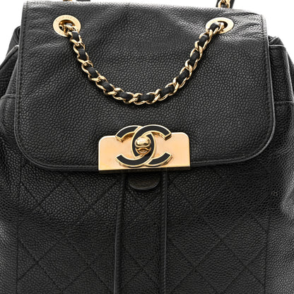 Chanel Caviar Quilted Backpack Black 8 of 11