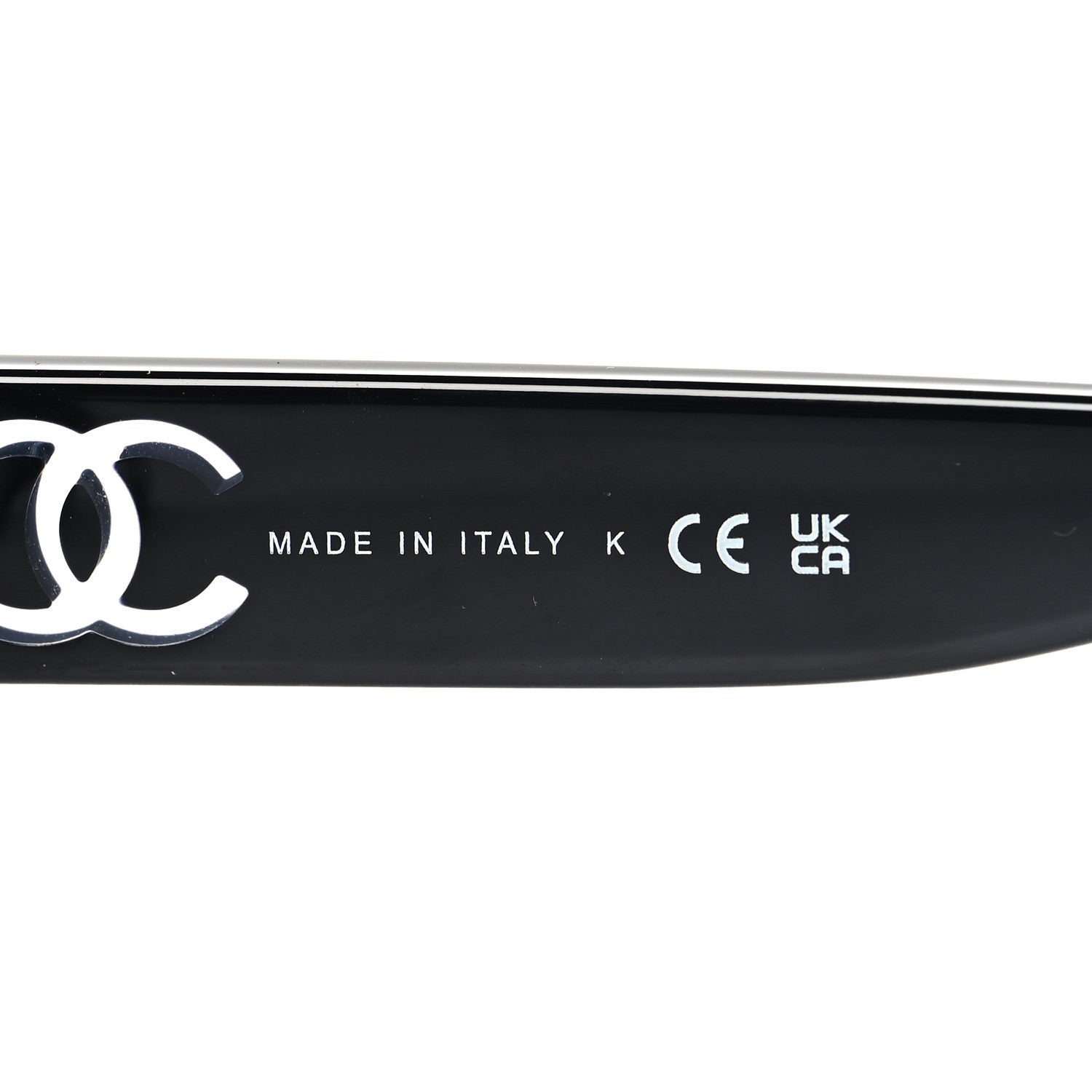 Chanel Acetate Eyeglasses 3476-S-A Black 6 of 7