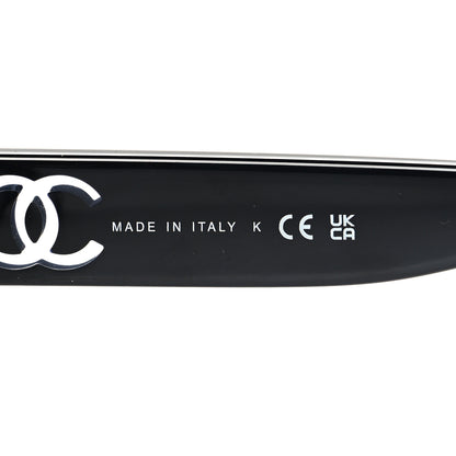 Chanel Acetate Eyeglasses 3476-S-A Black 6 of 7