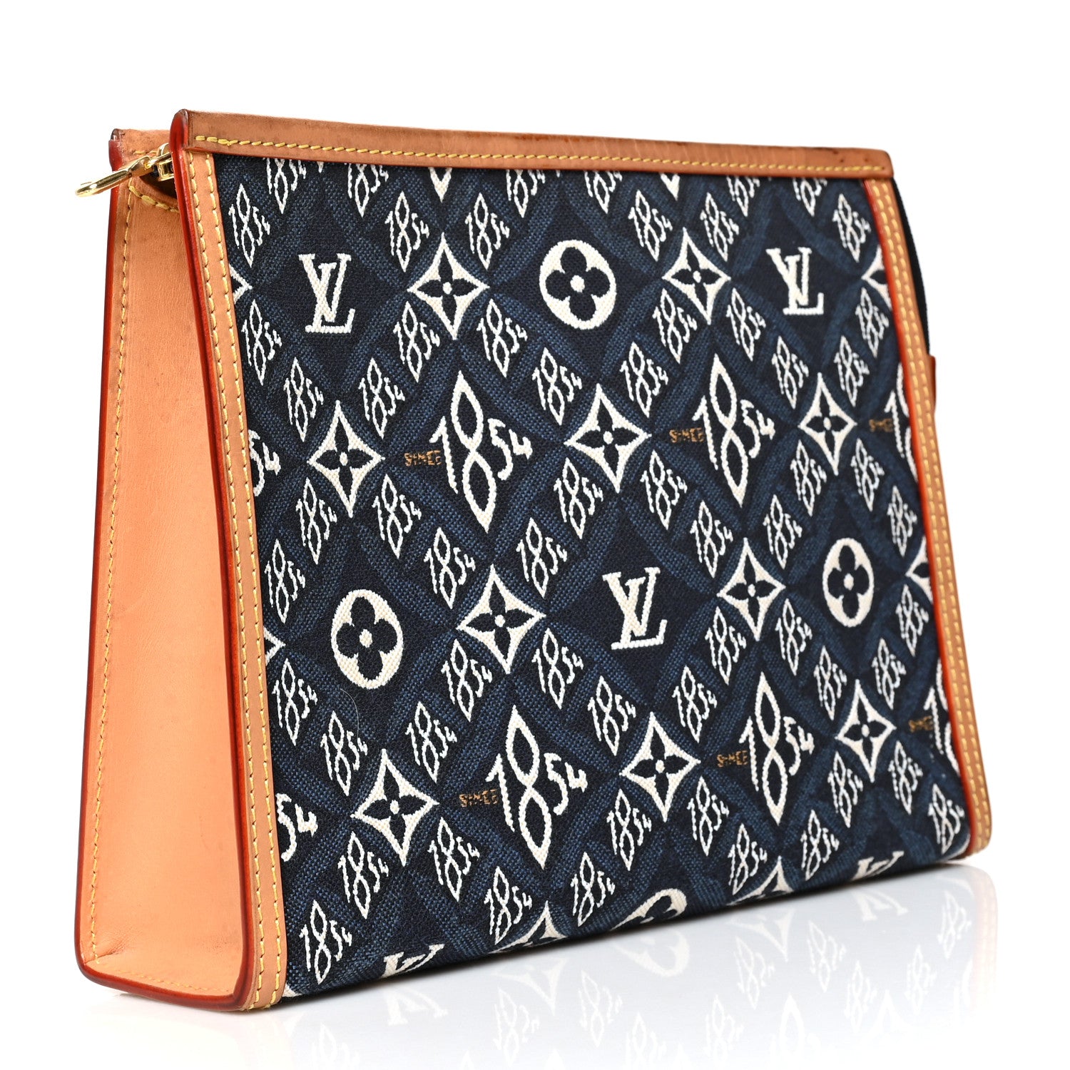 Louis Vuitton Jacquard Since 1854 Toiletry Pouch 26 Blue 3 of 10