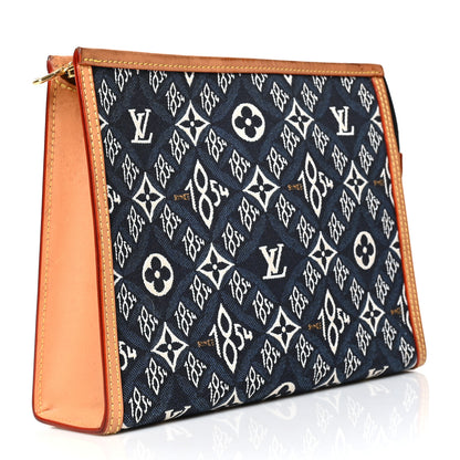 Louis Vuitton Jacquard Since 1854 Toiletry Pouch 26 Blue 3 of 10
